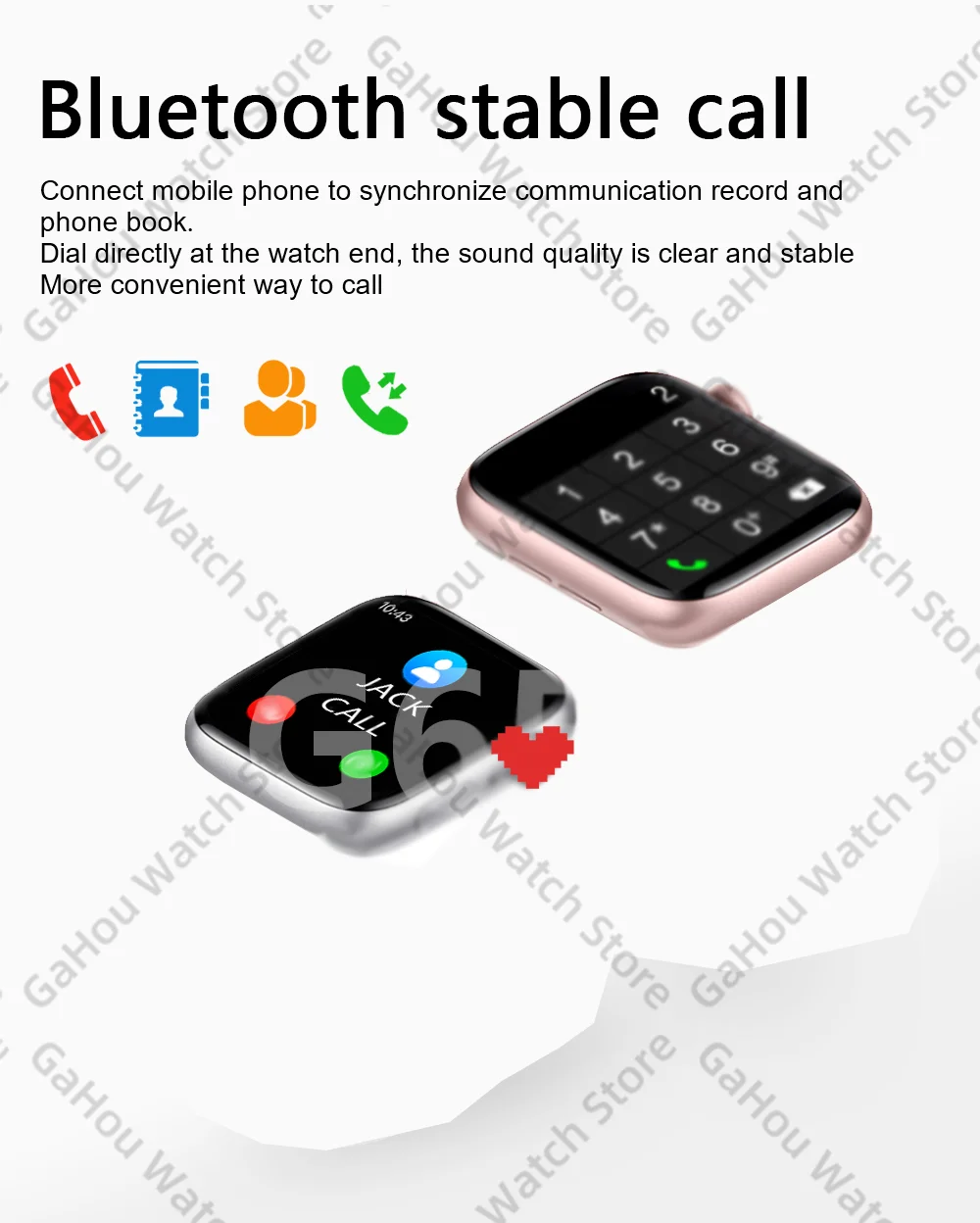 G65L Bluetooth Call Smart Watch Heart Rate Monitor Fitness Tracker Smartwatch pk amazfit neo iwo FK88 X6 X7 Z15 HW12 W26 W34 W46 |