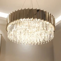 new arrival luxury crystal chandelier modern lighting gold dinning room living room led light fixtures