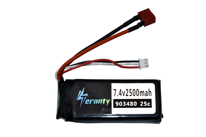 7,4 v 2500mAh 25c Lipo батарея для Syma X8C X8W X8G X8 RC Квадрокоптер части 2s 903480 7,4 V батарея для Wltoys 12428 12423 RC автомобиля
