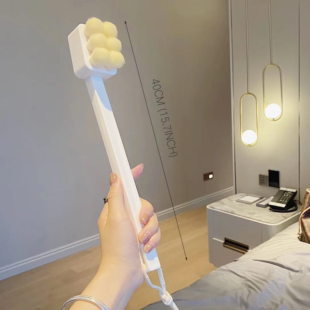 

Long Handle Soft Bath Shower Brush Backrubbing Bath Massage Brush Health Care Body Accessories Rubbing Tool Shower Brushes