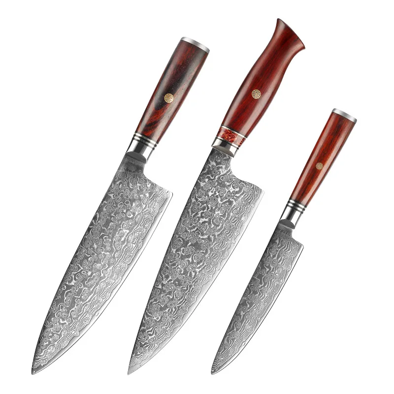

Japanese Damascus VG10 Steel Chef's Knife Sharp Sushi Knife Cooking Sashimi Sashimi Chef's Kitchen Knife