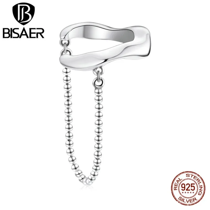 

Серьги-клипсы женские из серебра 925 пробы геометрические, 1 шт.