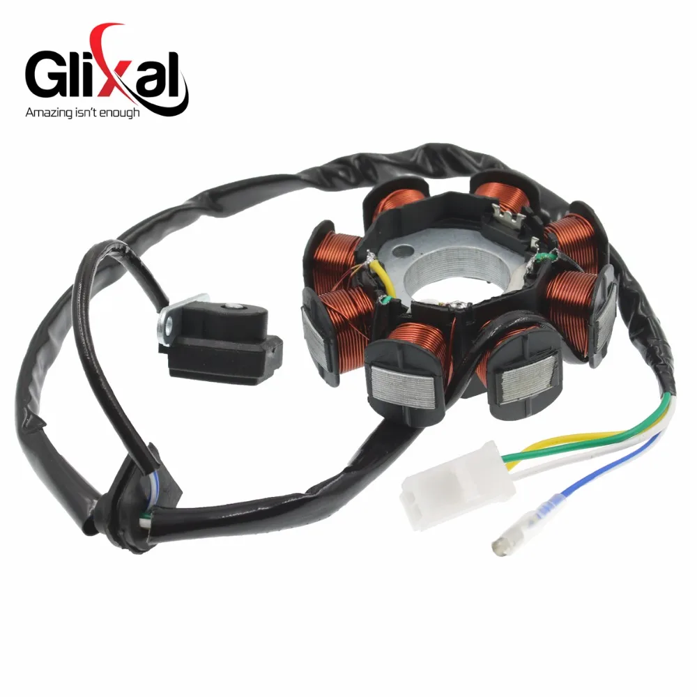 Glixal GY6 49cc 50cc статор переменного тока с 8 катушками для 139QMB 139QMA китайский мопед