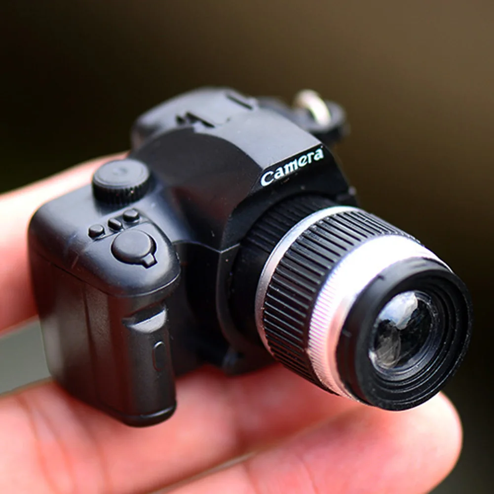 Ключи цепочки Кольца Милая игрушечная мини-камера креативный Шарм со вспышкой