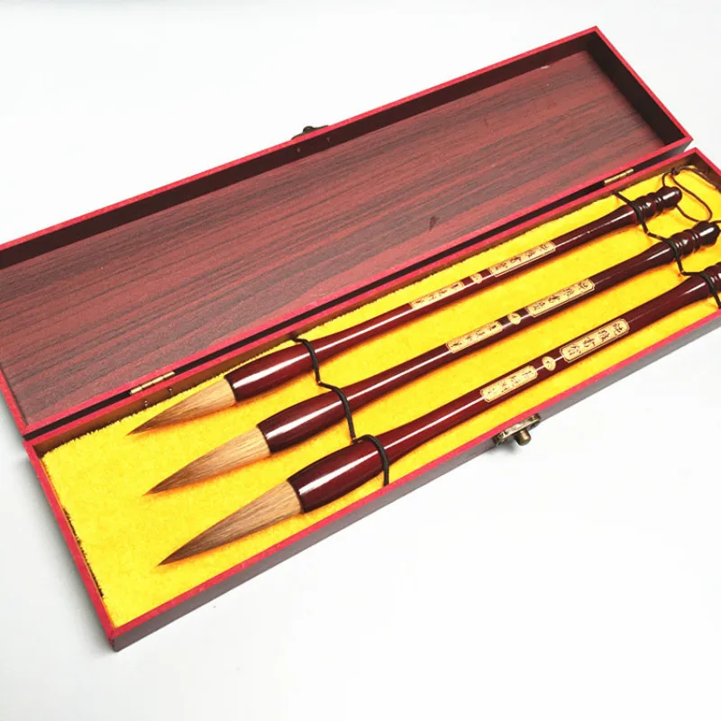 Набор кистей для китайской каллиграфии Caligrafia Huzhou живопись искусственная