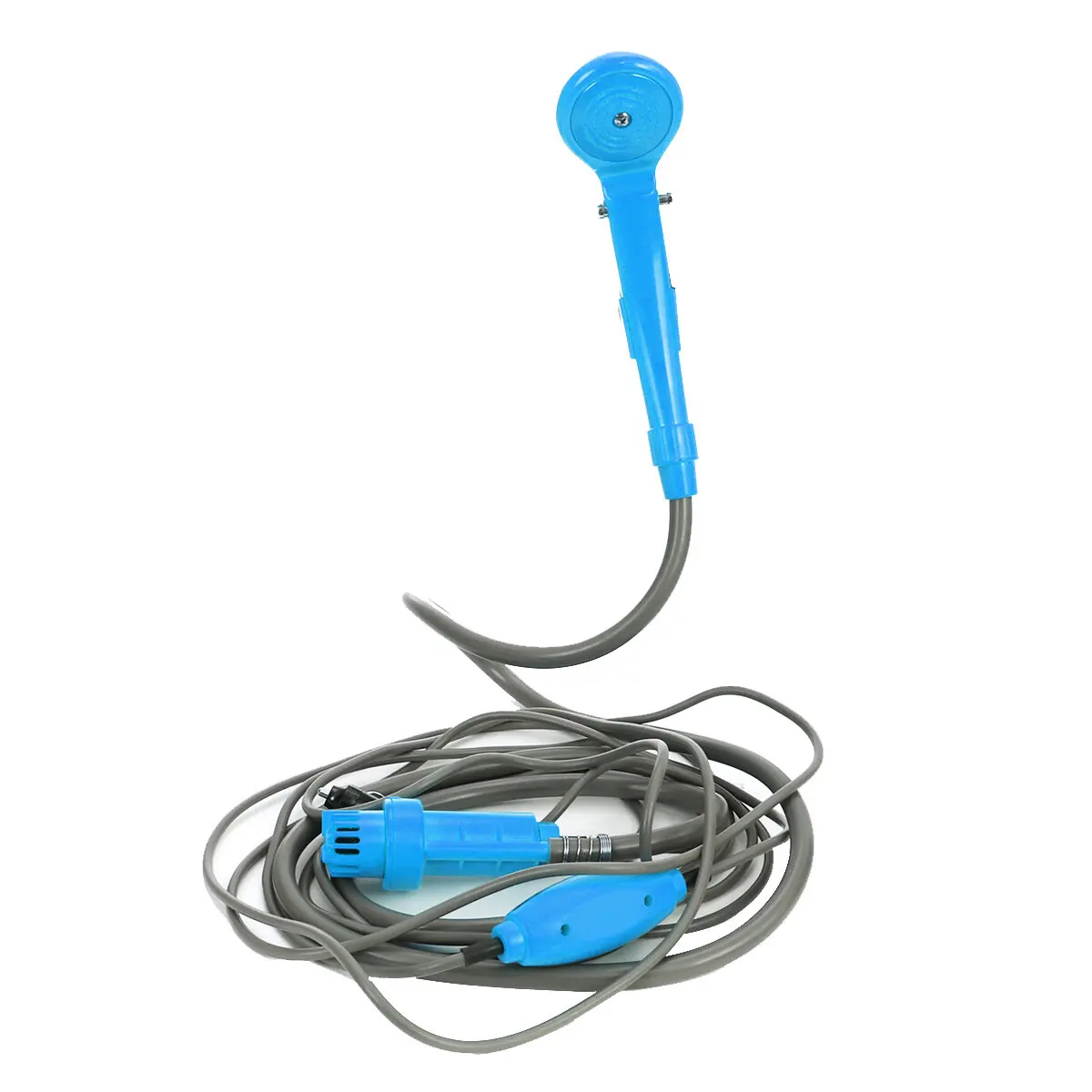 Дешево Походный душ 20 л, складная сумка-ведро, мощный электрический насос высокого давления, мойка, портативная автомобильная мойка, уличный кемпи...