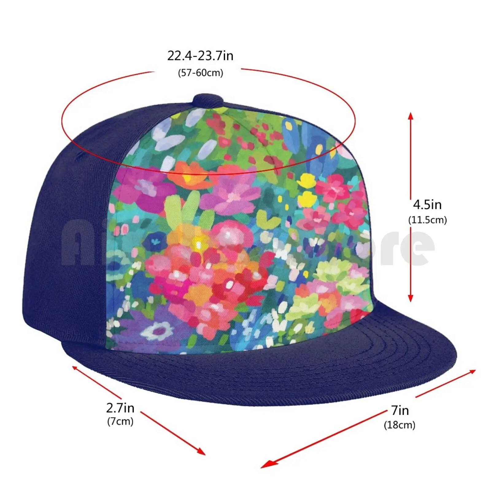 

Florals...For Spring Baseball Cap Unisex Mesh Casual Print Adjustable Floral Floral Pattern