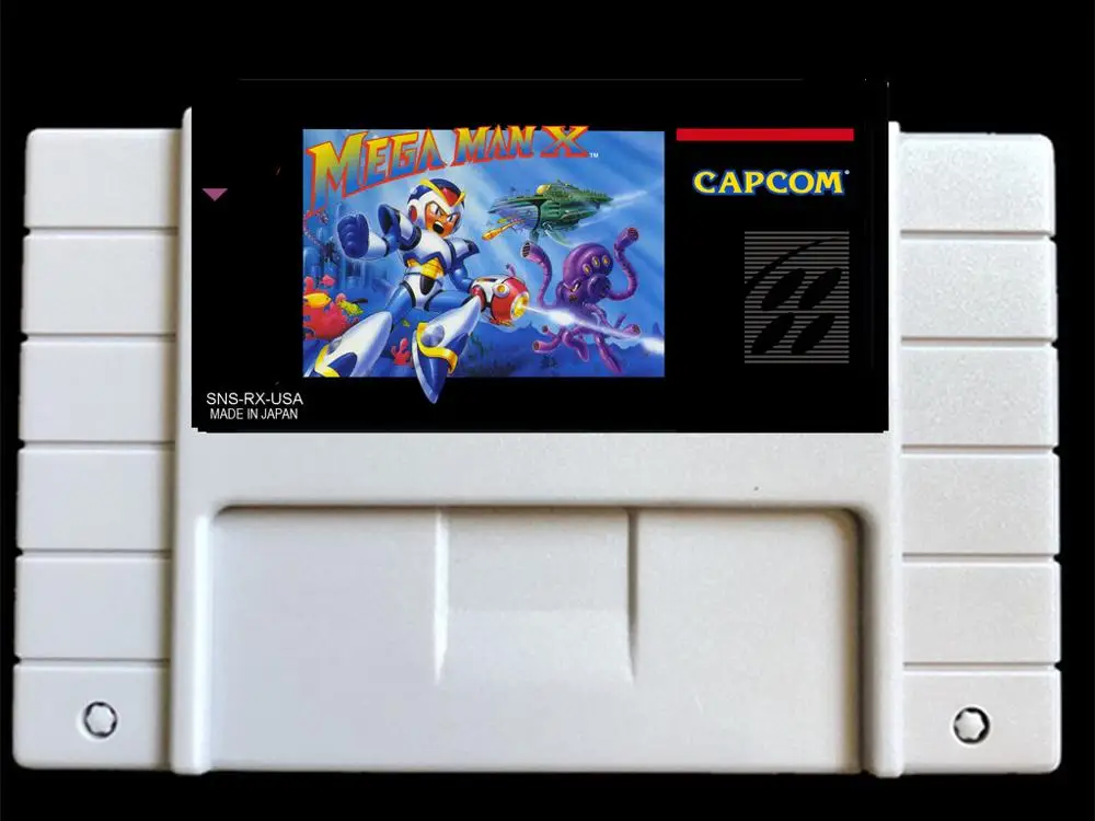 Игровая карта Mega Man X USA- NTSC 46 pin для ретро-видеоигр! | Электроника
