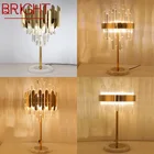 Яркие хрустальные настольные лампы, постмодерн, роскошный светодиодный настольный светильник, декоративный для дома, прикроватный