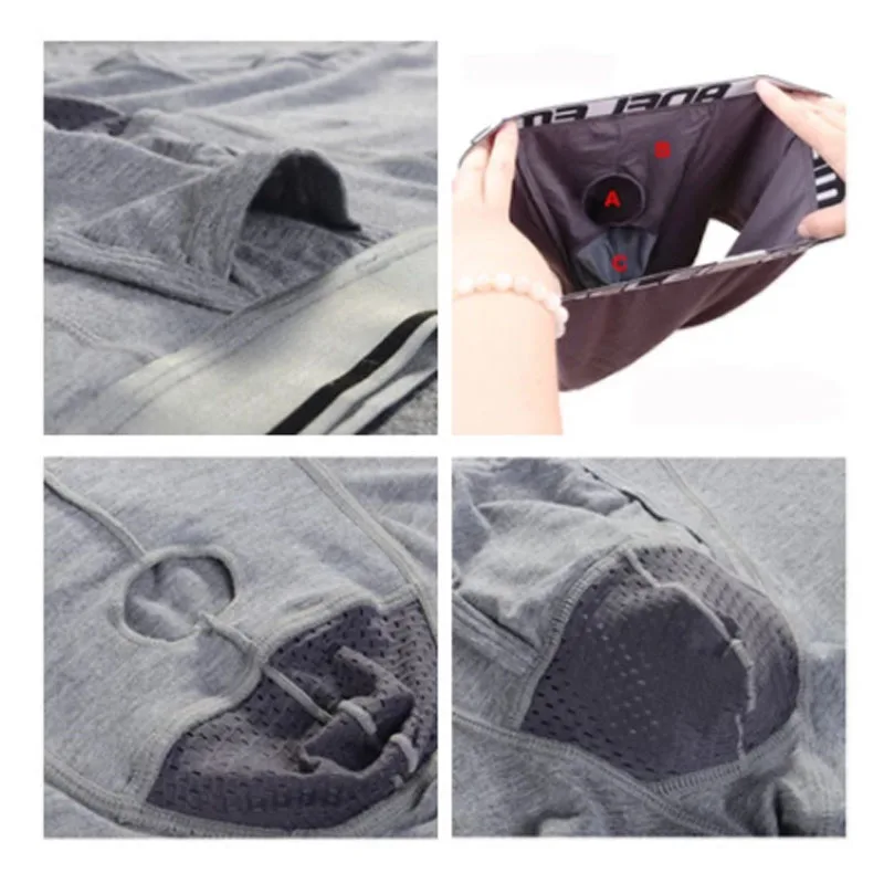 

Modal Cotton Sexy Men Underwear Boxer Shorts Mesh Scrotum Care Capsule Function Youth Health Seoul Convex Separation Boxer Gay