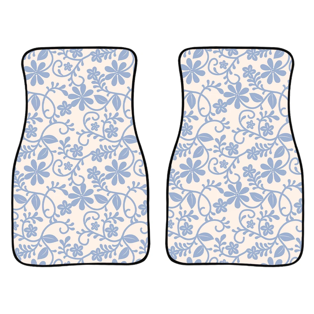 

Car Floor Mats Protector Vintage Print Carpets Rugs Mats For Front Car Floor Mats Soft/Durable Car Accessories Mats 2021 Fashion