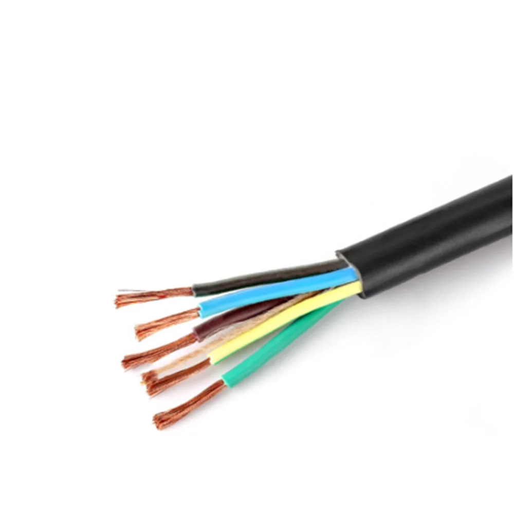 15 AWG 1.5MM2 RVV 2/3/4/5/6/7/8/10/12/14/16/18 Cores Pins Copper Wire Conductor Electric Cable Black