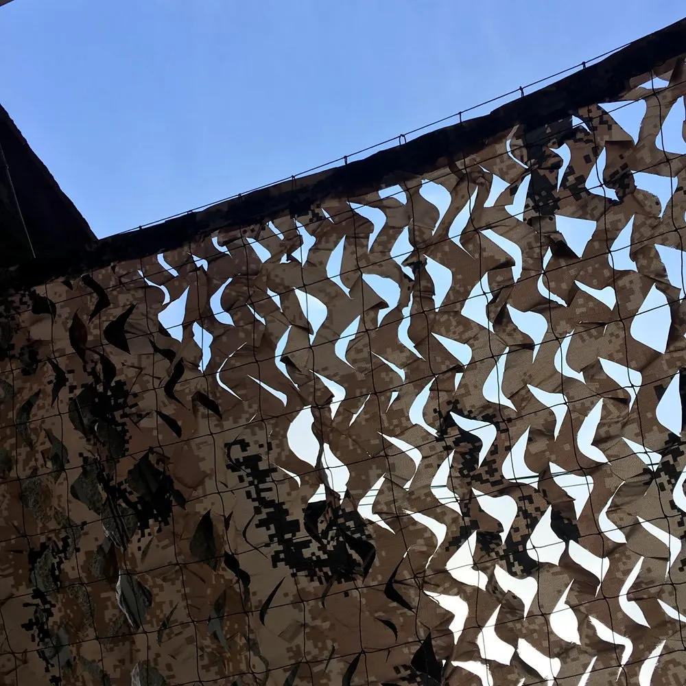 WELEAD 2 5 м пиксельный пустынный усиленный военный камуфляжная сетка песочный