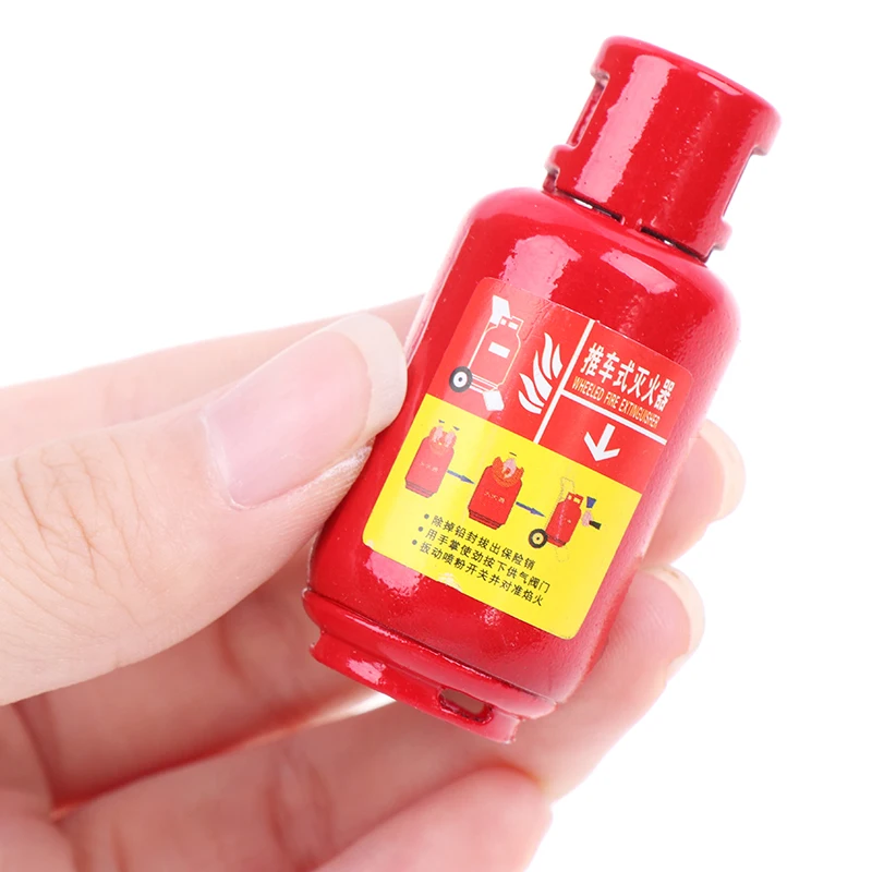 1:12 Miniature Dollhouse Fire Extinguisher Play Doll House Furniture Decor Accessories Cute Mini Toys | Игрушки и хобби