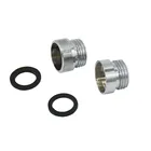 Соединитель для смесителя, латунный с наружной резьбой M22M2412 дюйма, 1 шт.