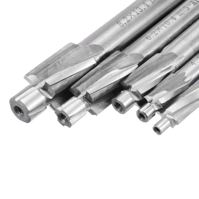 

5Pcs HSS Counterbore End Mill M3-M8 Pilot Slotting Tool Milling Cutter Countersink End Mills