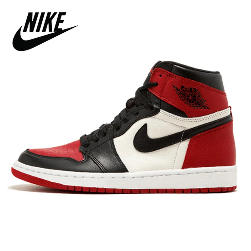 

Original Air AJ 1 FileRecv AJ1 Chicago Red Mid-High Basketball Shoes Mens Comfortable Sport Shoes Size 40-46