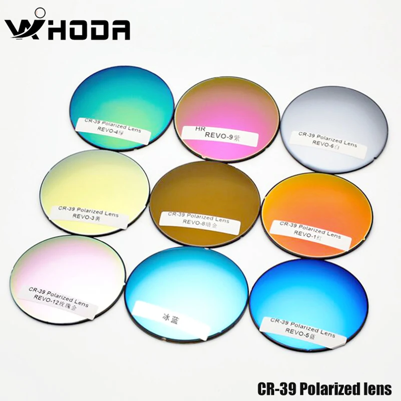 

Unisex 1.50 Index UV400 Protection Anti-ultraviolet Polarized CR-39 Resin Colorful Myopia Astigmatism Lens Sunglasses Lenses
