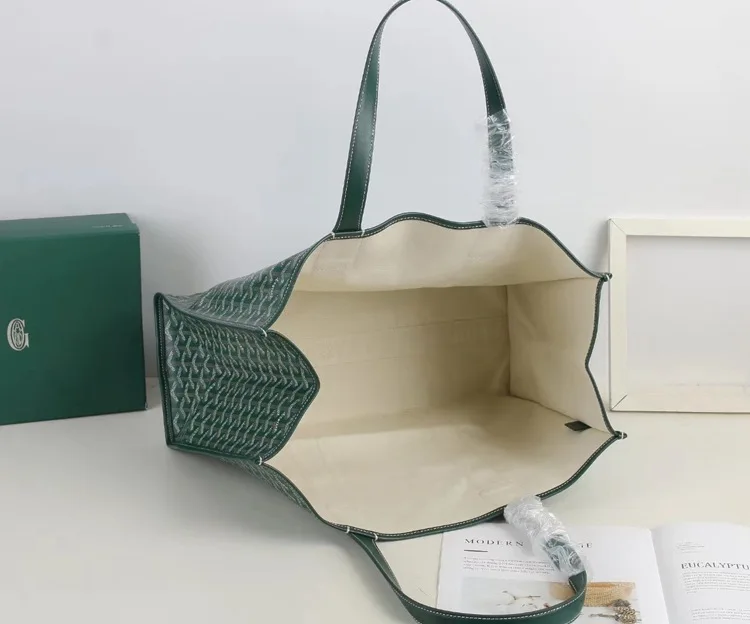 

2021 new elegant French shopping bag bucket bag dog tooth bag with leather shoulder bag cute graffiti large capacity