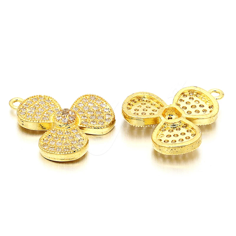 17 мм * 18 Ручная работа кубическая форма из латуни с цирконами Подвески Аксессуары