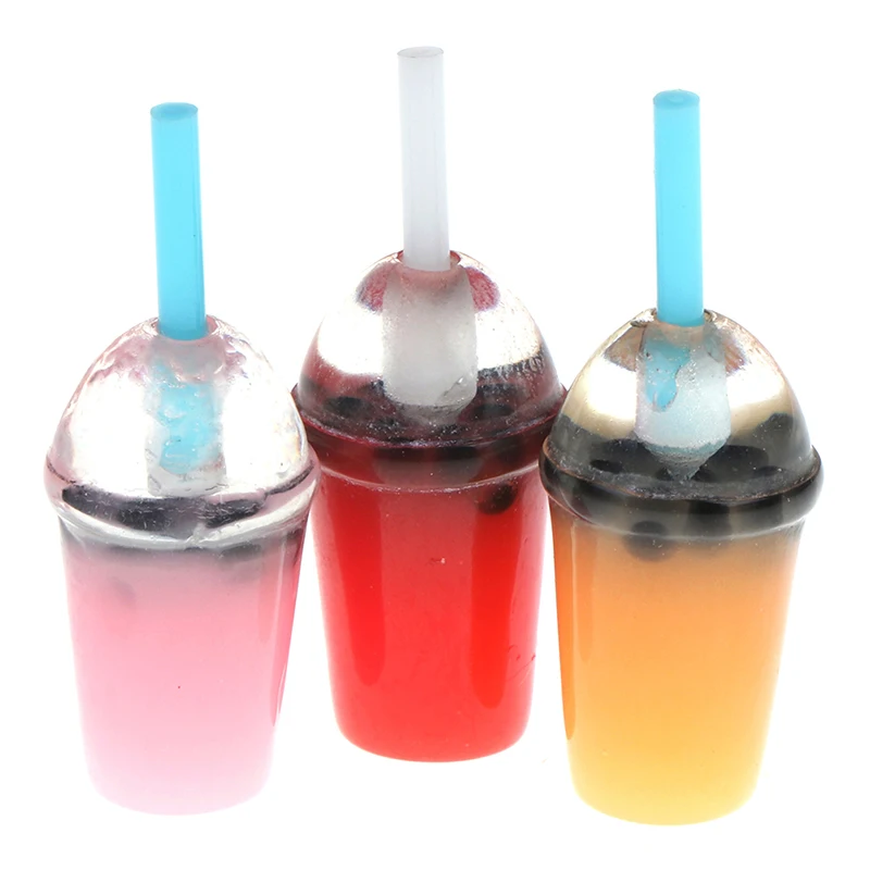 

Latest 5Pcs Dollhouse Miniature Ice-cream Coffee Cup Drink Pretend food Dollhouse Decor for 1:6 Scale Doll Kitchen Toys