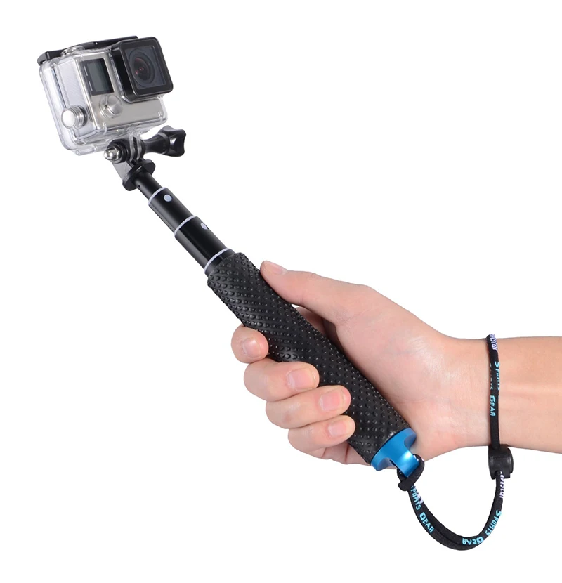 Портативный монопод для селфи для GoPro Hero 8 7 6 5 Yi 4K Sjcam M10 Sj8 Eken H9 DJI Osmo аксессуары для экшн-камеры Go Pro