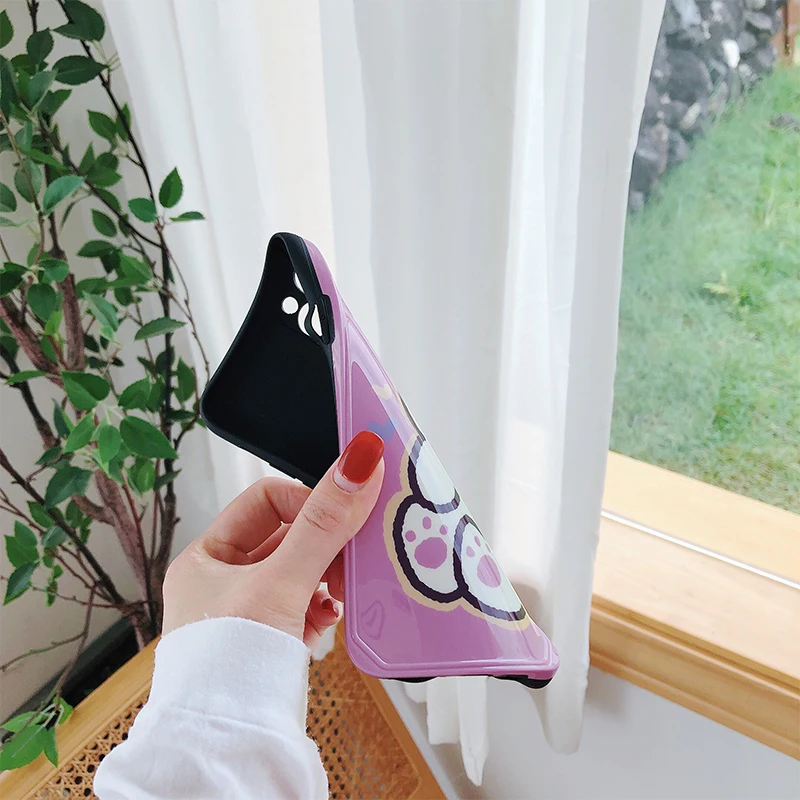 

Cute Cartoon Bear For iPhone 11 Pro Max Soft Tpu Cover For iPhone X XS MAX XR 7 8 Plus SE 2020 Silicone Protective Phone Cases