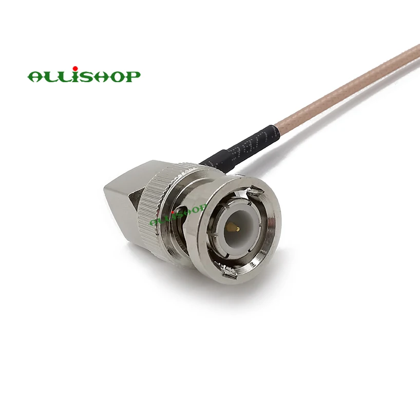 

RF Wire Connector BNC Male Plug to BNC Male Right Angle Assembly Extension RG316 Coaxial Cable