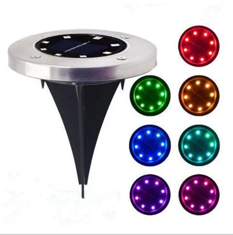 

4/8/10/12/16/20 LED Upgraded Waterproof Bright Underground Lamps IP65 Outdoor Solar Ground Lights for Lawn Pathway Garden