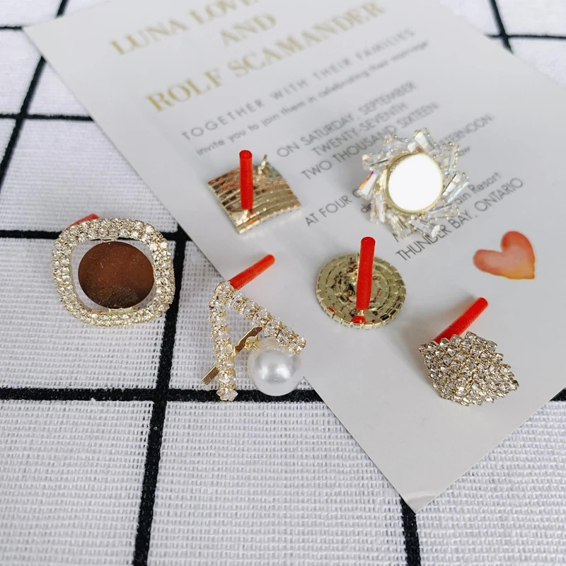 

Аксессуары для изготовления украшений своими руками сплав Циркон серьги ювелирные изделия аксессуары материалы