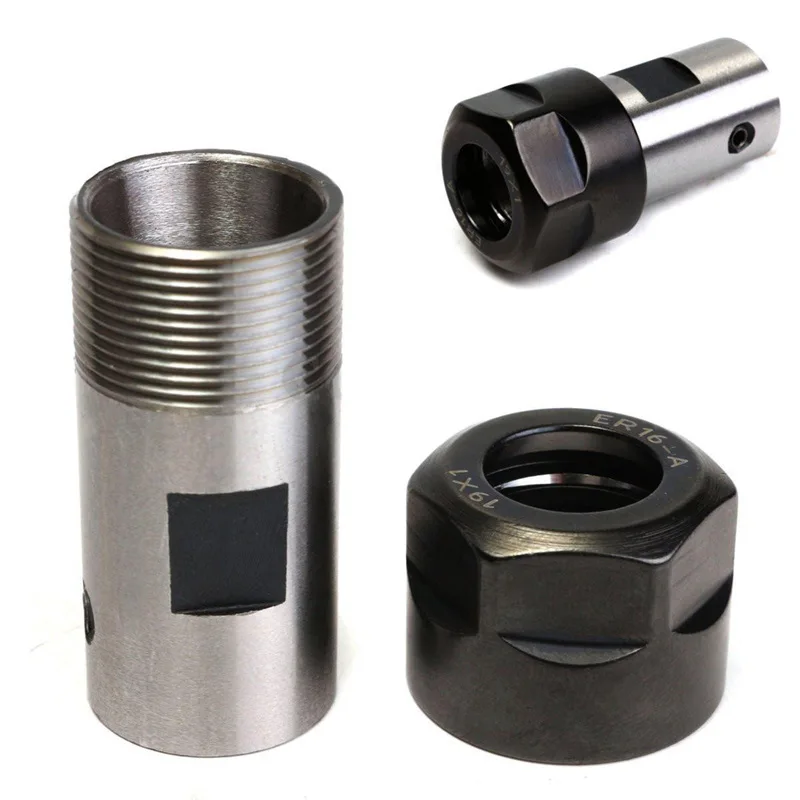 

SHGO HOT-ER16 Collet Chuck Motor Shaft Spindle Extension Rod Holder 8MM CNC Milling