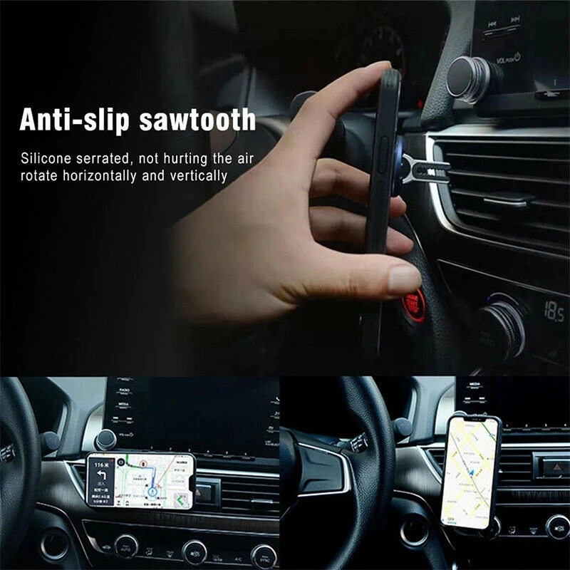 

2 In 1 Universal Multipurpose Mobile Phone Bracket Holder Stand 360 Degree Finger Ring Car Phone Mount Stand Air Vent For IPhone