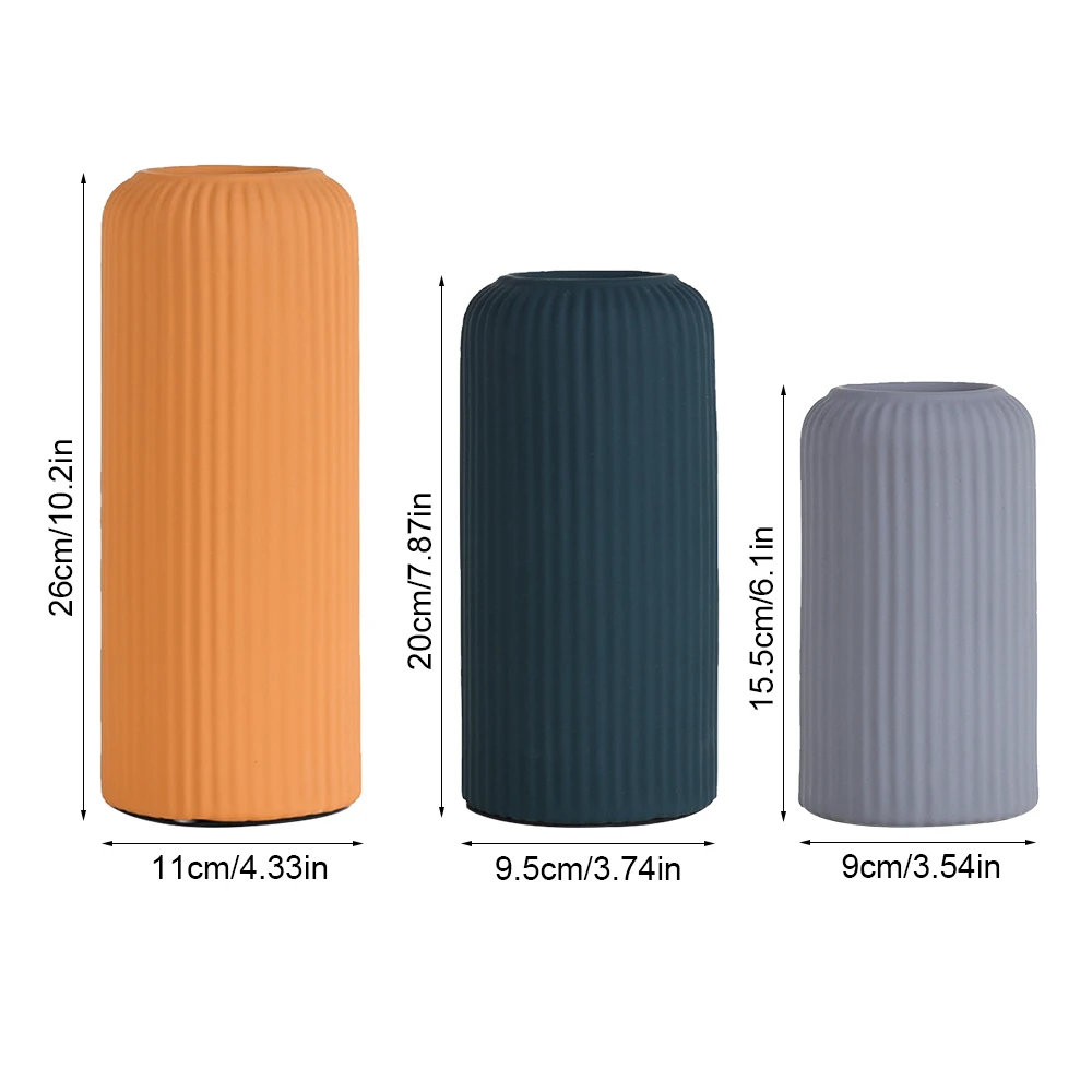 

Modern Minimalist Desktop Ceramic Vase Elegant Dried Flowers Fresh Flower Vase Desktop Decorative Vase Floral Interior Art Decor