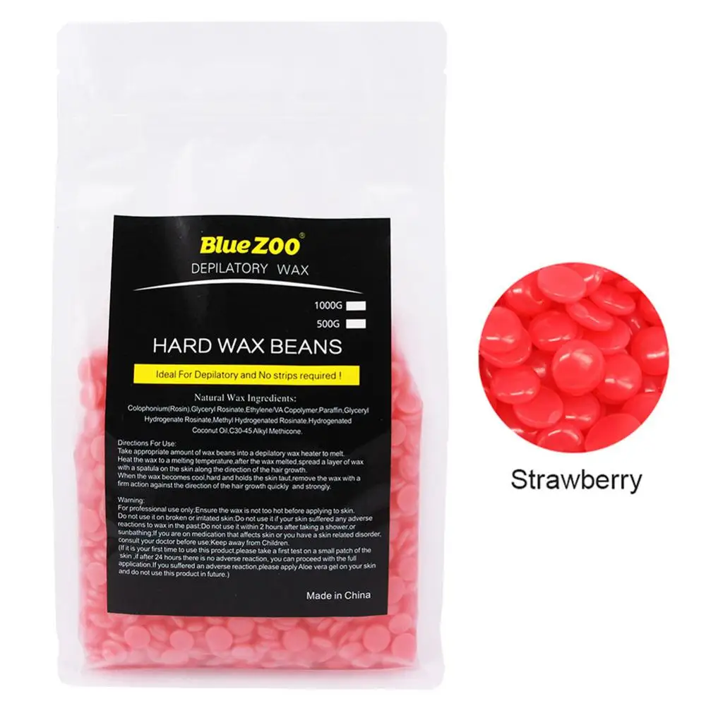 

500g summer Depilatory Hot Film Hard Wax Pellet Waxing Bikini Hair Removal Bean Dropship