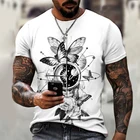 Модные взрывобезопасные мужские топы с коротким рукавом, дышащая Базовая Повседневная футболка, персонализированная нишевая тонкая футболка