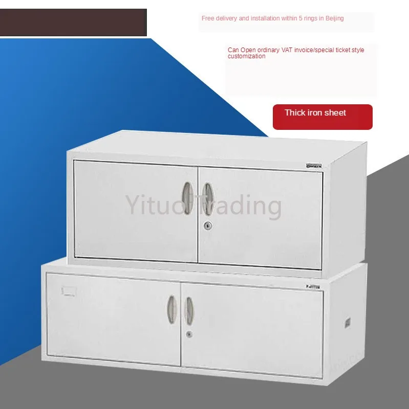 

Thickened Metal File File Cabinet Office Financial Information Top Cabinet with Lock Office Furniture Low Cabinet