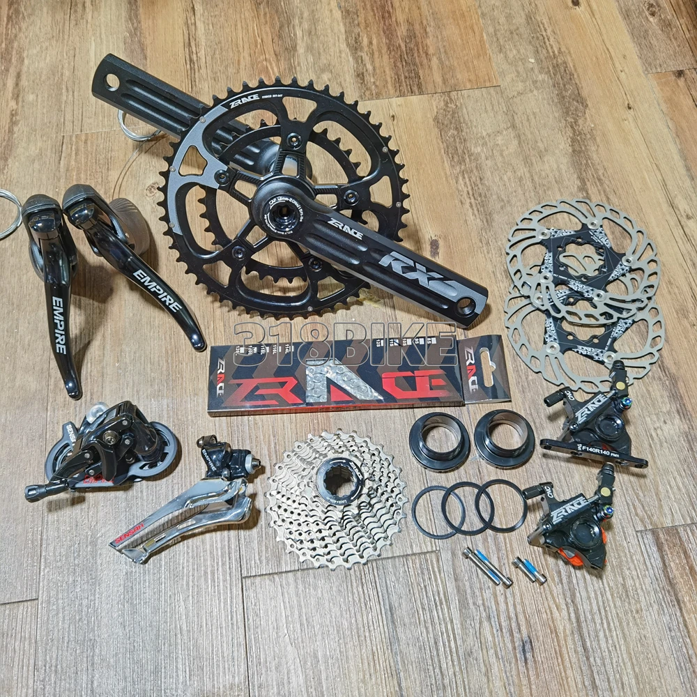 SENSAH EMPIRE + zracing Кривошип гидравлическая Дисковая тормозная кассета цепь 2x11
