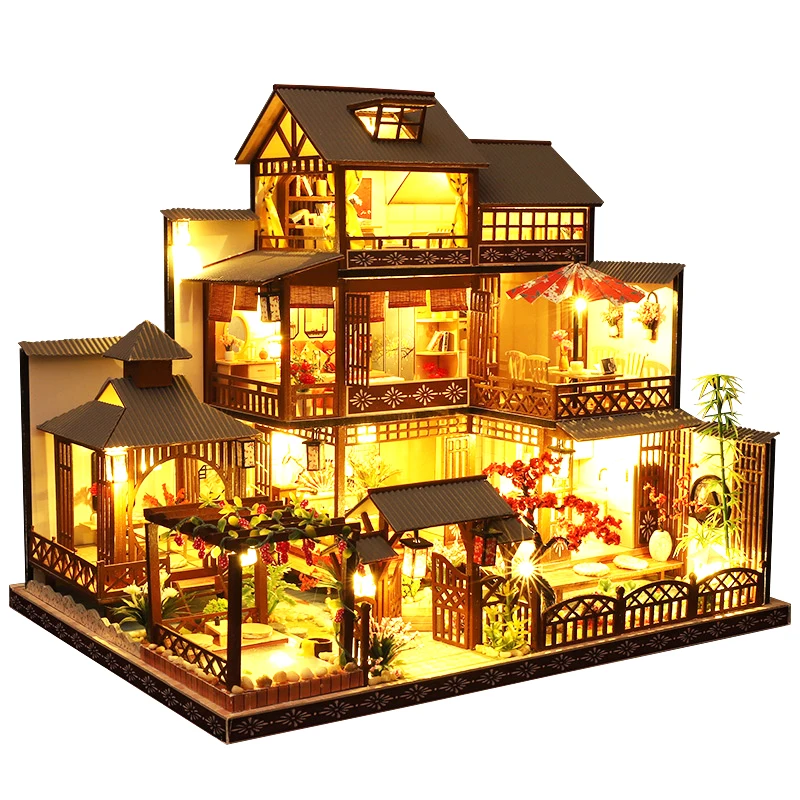 

Large Villa 3 Floors Kids Toys 3d Puzzle Baby Boy Toys 3d Puzzle for Adults Wooden Drewniane Puzzle Educational Toys BE50MX