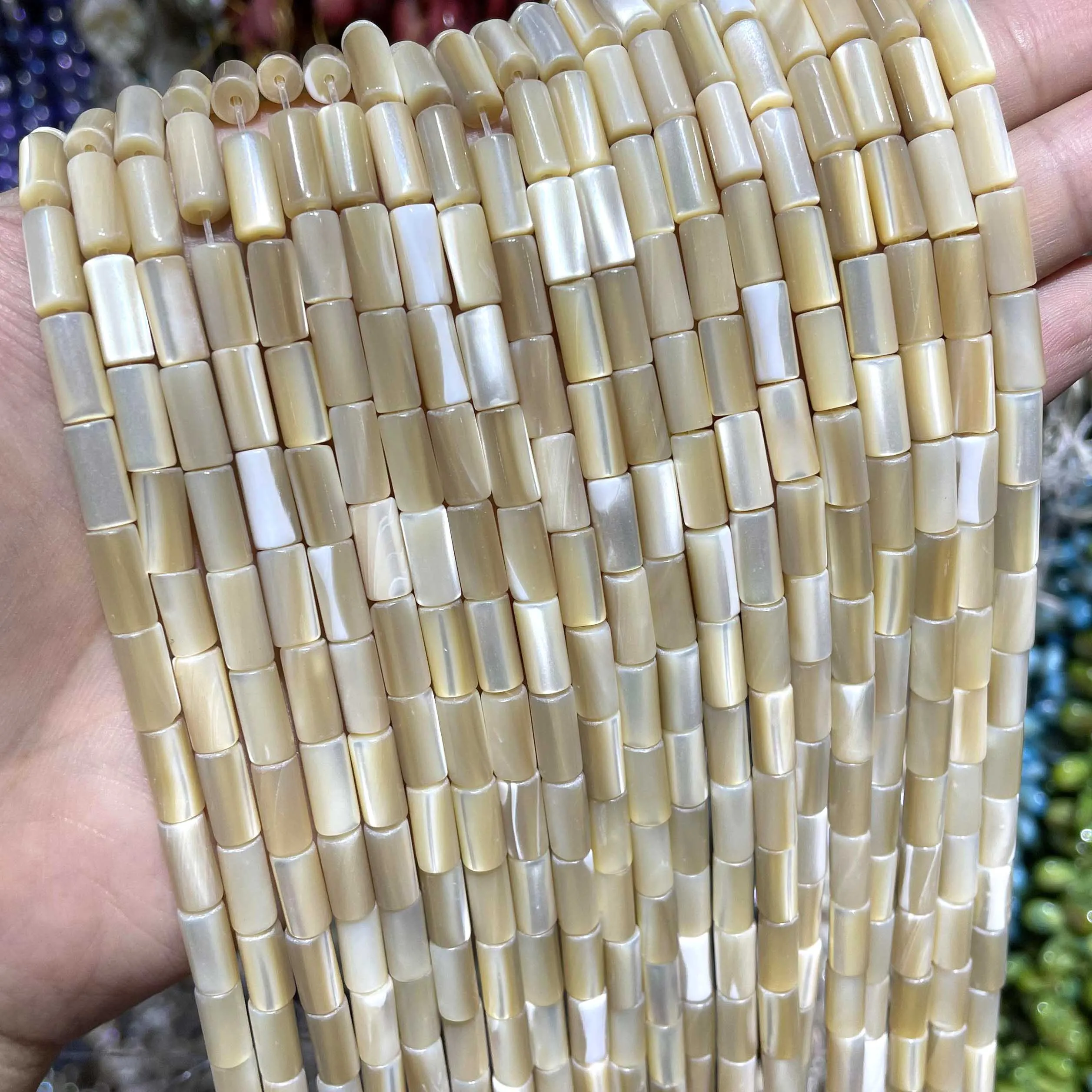 Натуральные бусины-разделители для изготовления ювелирных изделий своими