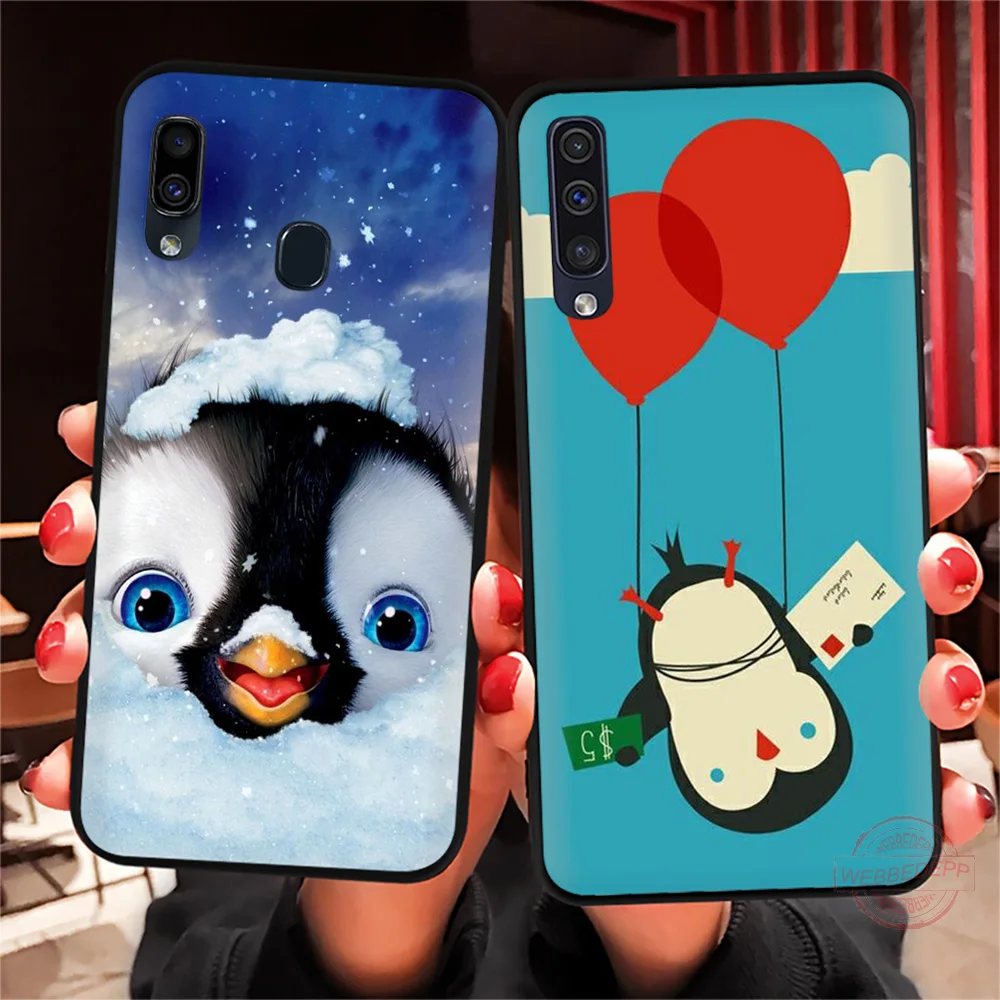 WEBBEDEPP красивая одежда для сна с изображением мультипликационного пингвина