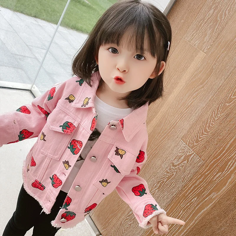 

Girls' Baby Coat New Baby Clothes Spring and Autumn Children's Cardigan Fashion All-match Jacket Top