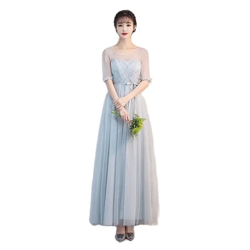 Модное элегантное платье с фатиновой юбкой Эмпайр винтажные Формальное длинное