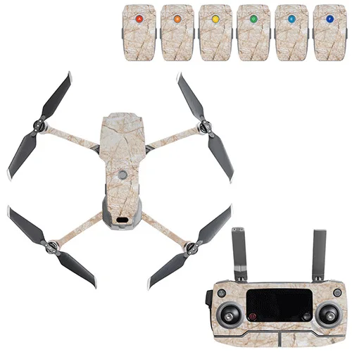 Граффити наклейка Skins Комплект для DJI Mavic 2 Drone Body sticker пустынный камуфляж наклейки аксессуары для кожи Mavic 2 PRO/Zoom