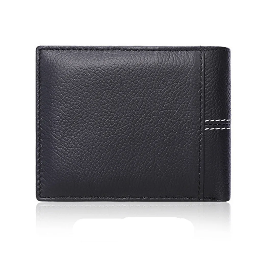 Мужские кошельки на молнии из натуральной кожи винтажные тонкие мужские для