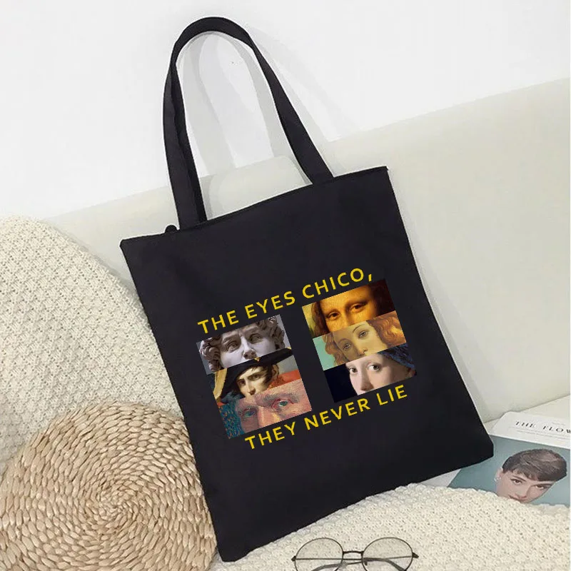 The eyes chico Van Gogh забавное Искусство Печать букв большой емкости модная новинка Harajuku
