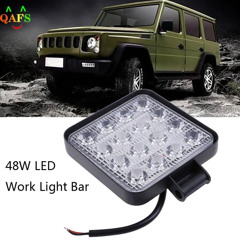 

1 шт., Светодиодный прожектор 12 В, 4 дюйма, 48 Вт