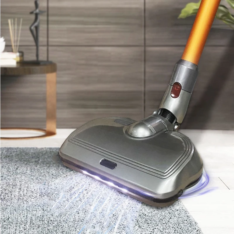 

EAS-Vacuum Cleaner Electric Mop Head Suitable for DYSON V10 V11 with LED Light and Water Tank Integrated Brush Head