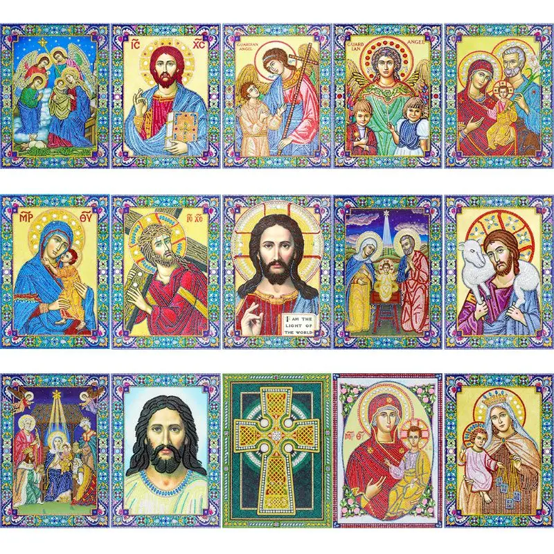 Религиозные фигурки 5D специальная алмазная живопись вышивка DIY рукоделие