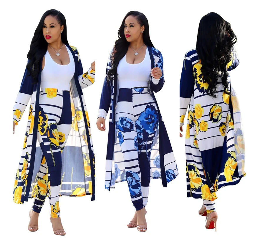 Новинка 2020 года куртка с длинным рукавом и принтом леггинсы Женская одежда из