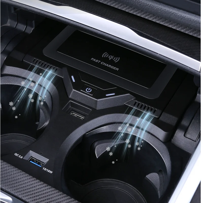 for bmw 3 series g20 g28 4 series with nfc card key car wireless charger qc3 0 fast phone charging plate accessories 2020 2021 free global shipping